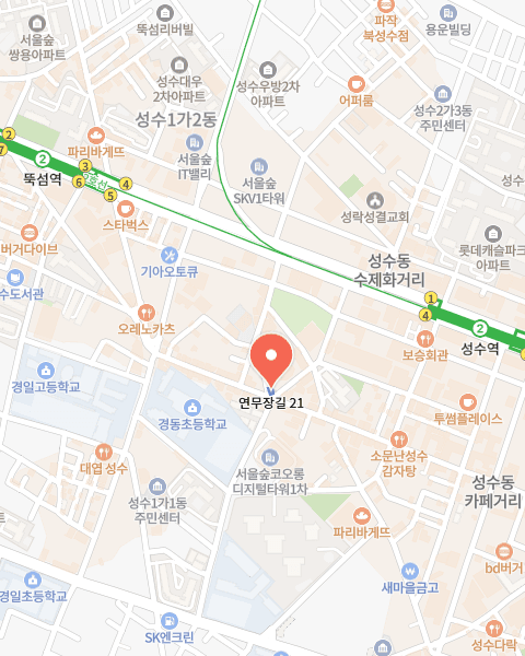 MELLOW OVEN 성수 본점 지도 이미지